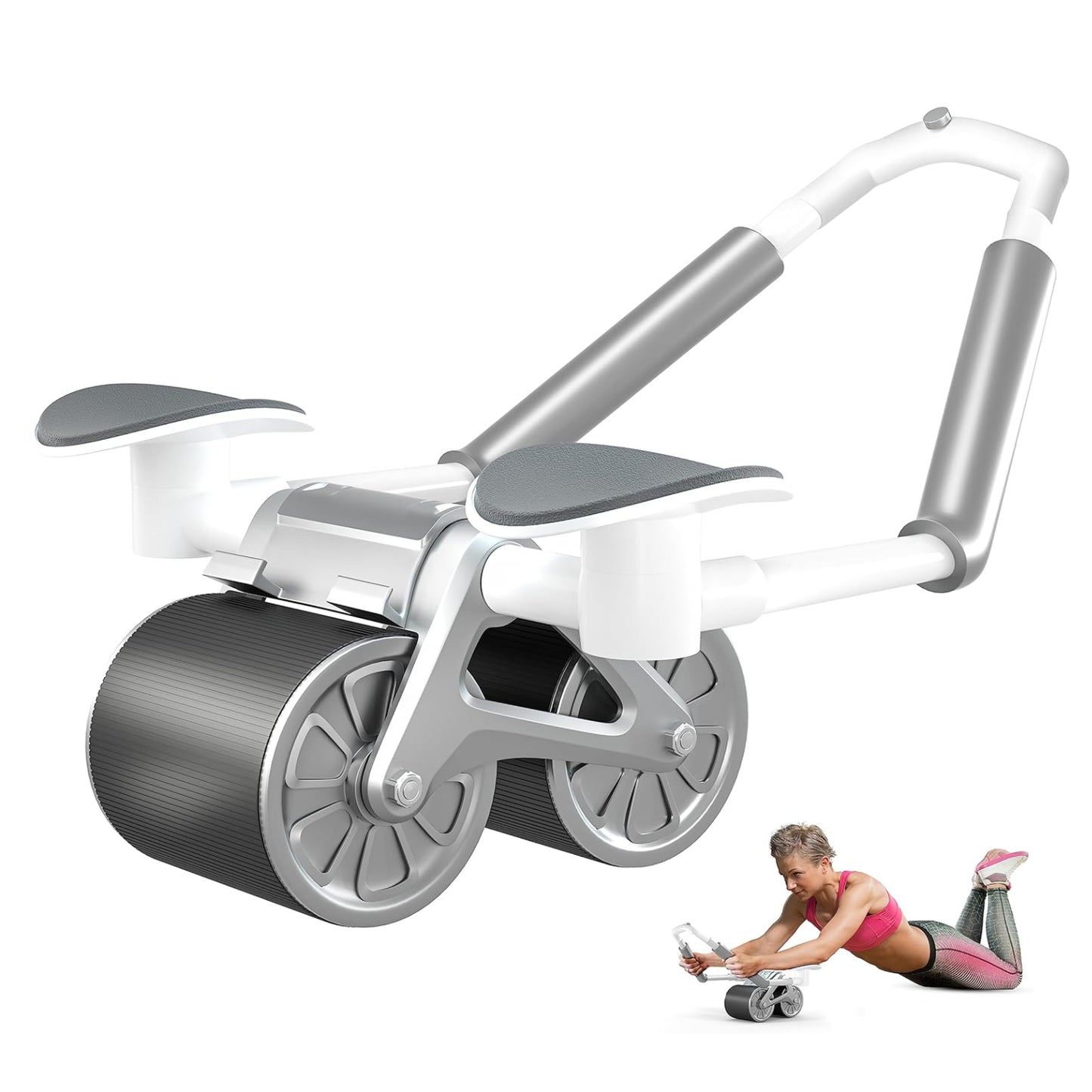 Abdominal Wheel Roller with Elbow Support